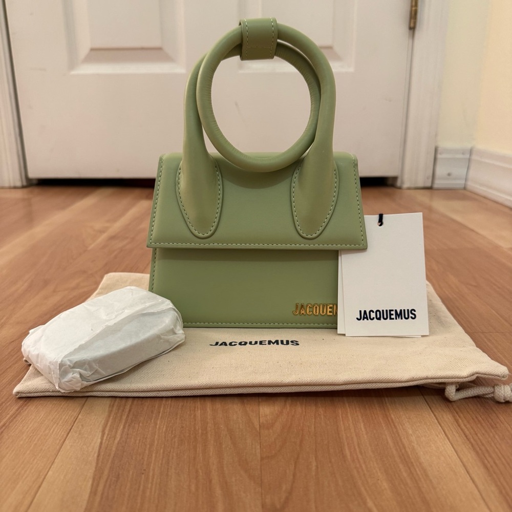 Jacquemus le chiquito noeud pastel green